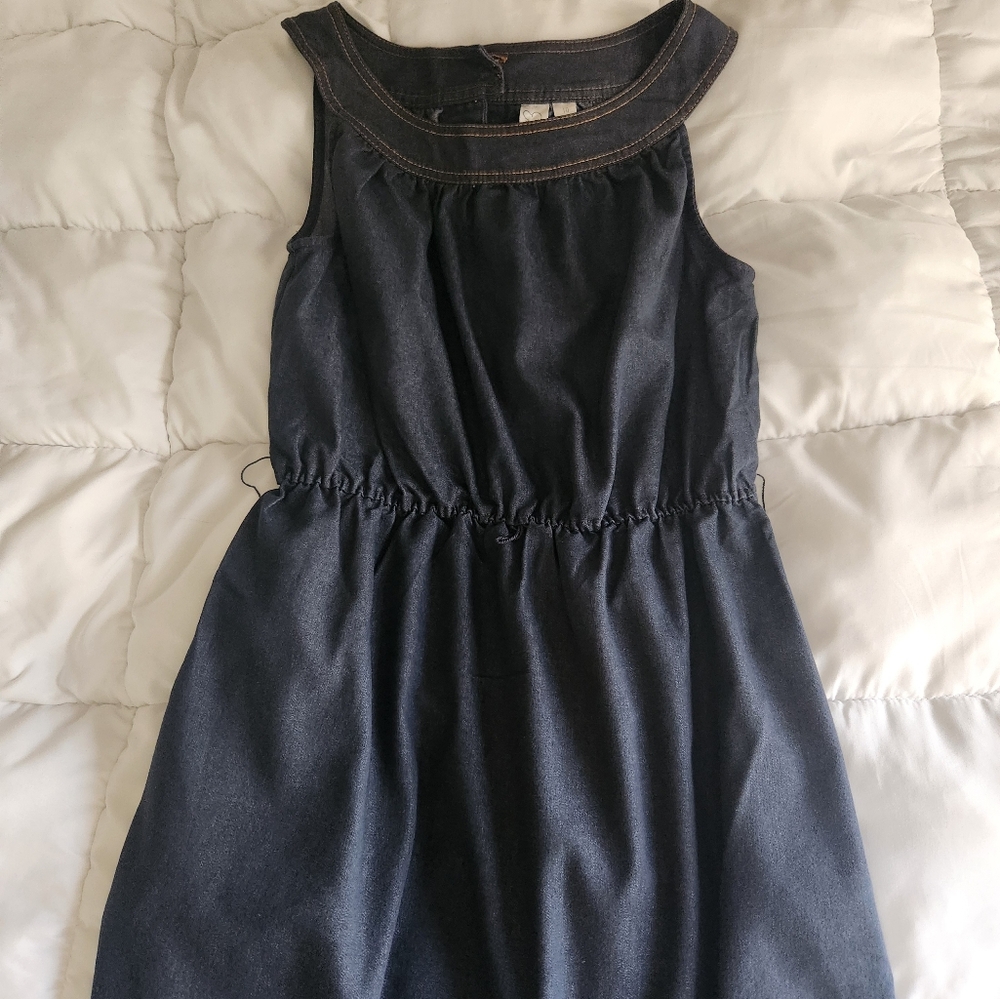 Strapless Denim Dress | Emma & Michele 